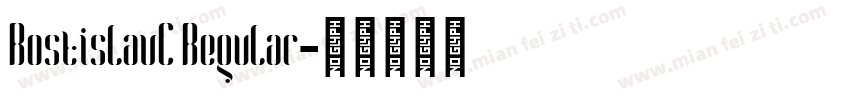 RostislavC Regular字体转换